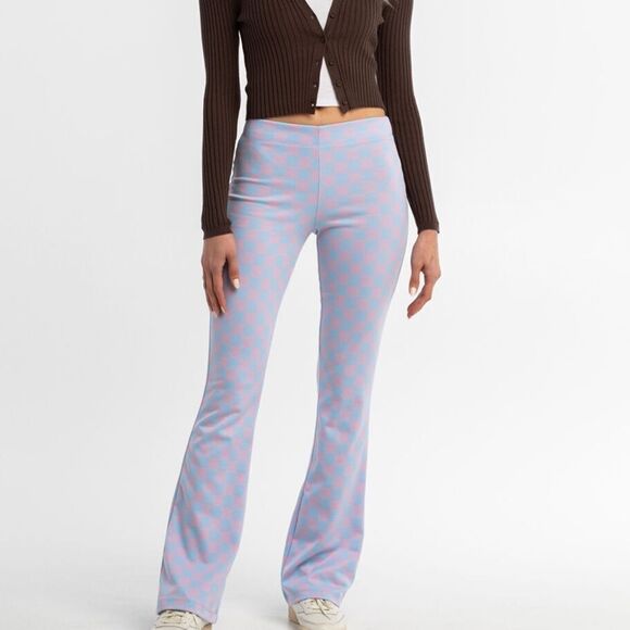 Checker Flare Pants - Picture 1 of 5
